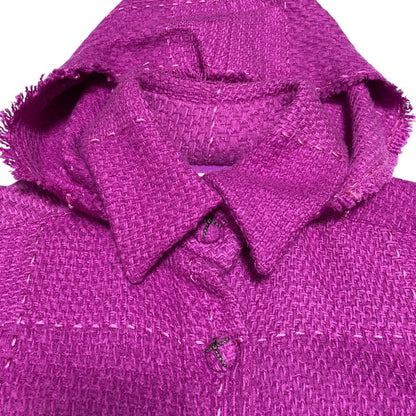 Chanel Stitch Coat Purple — view 6