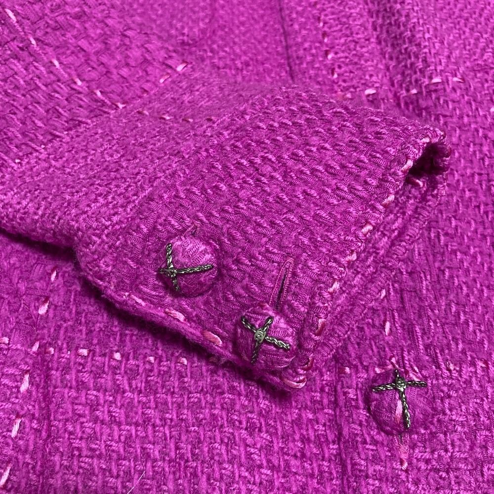 Chanel Stitch Coat Purple — view 8