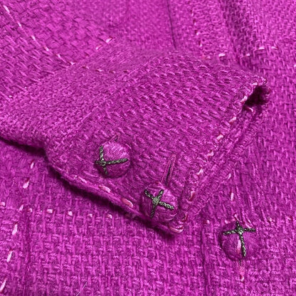Chanel Stitch Coat Purple — view 8