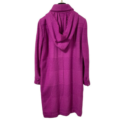 Chanel Stitch Coat Purple — view 2