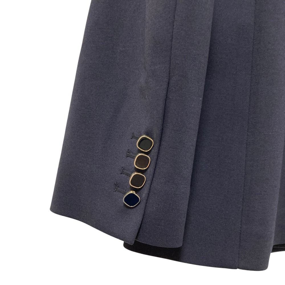 Max Mara Studio Mstriviera Riviera Viscose Jersey Jacket 42 Navy — view 6