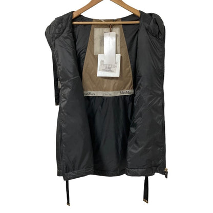 Max Mara the Cube Greengo Sleeveless Puffer Short Jacket 42 Black — view 3