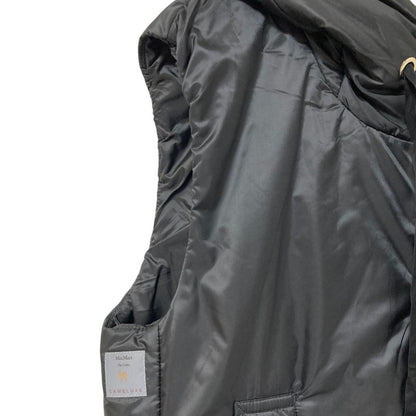 Max Mara the Cube Greengo Sleeveless Puffer Short Jacket 42 Black — view 5