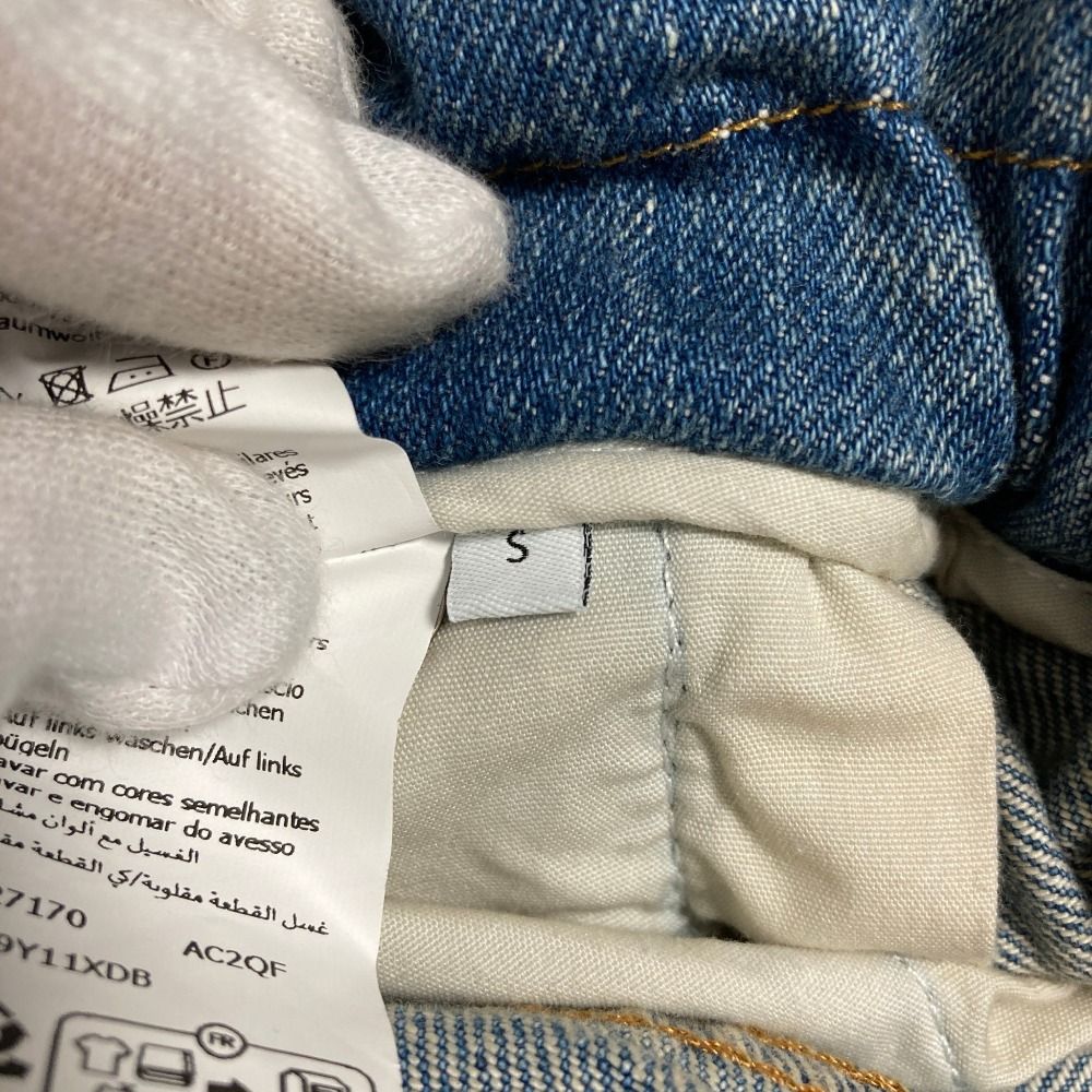 Loewe Flamenco Jeans Anagram Logo Denim Pants S Indigo — view 8
