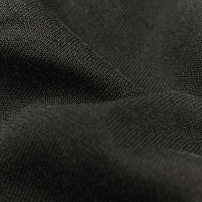 Chanel Silk Blend CC Logo Short Sleeve Summer Knit Sweater 36 Black — view 8