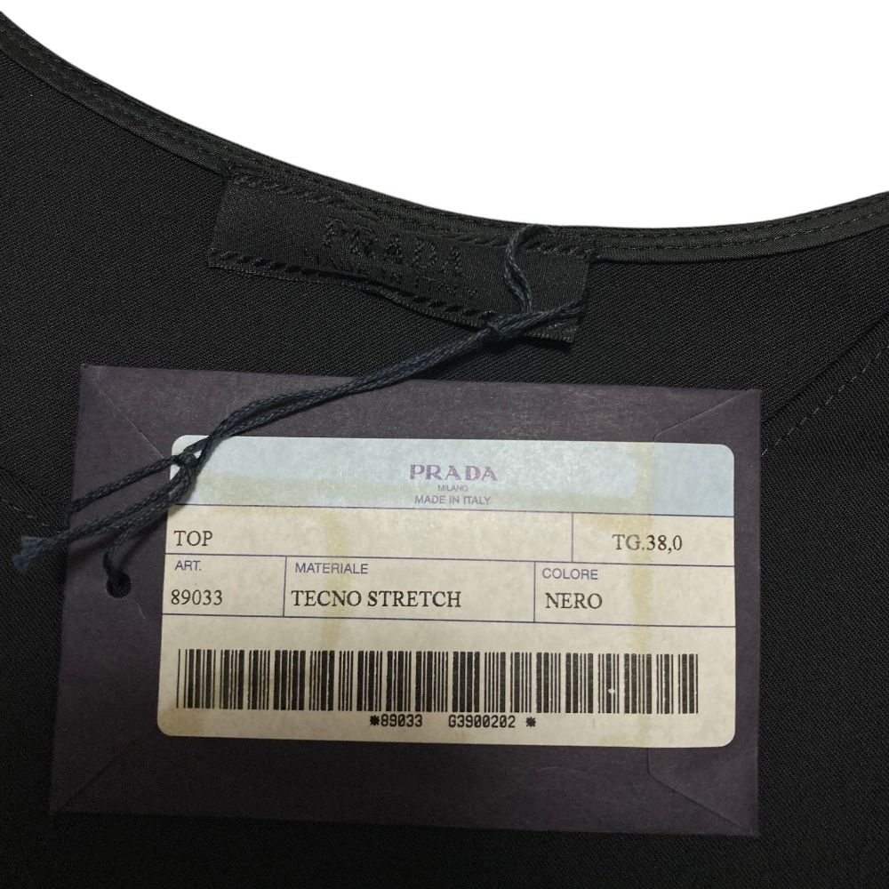 Prada Nylon Tank Top 38 Black — view 6