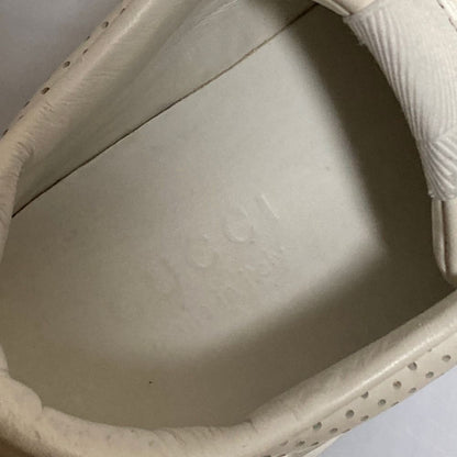 Gucci GG Leather Sneakers 6.5 White — view 9