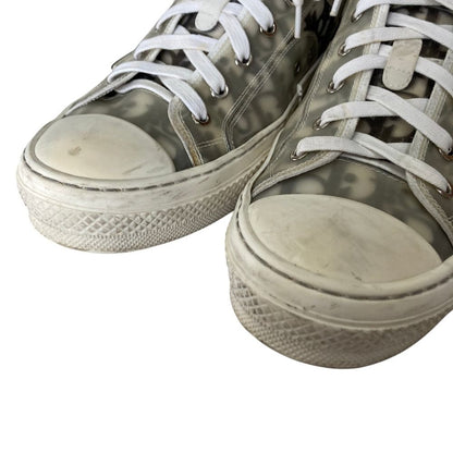 Dior Oblique Low Cut Sneakers 44 White Gray — view 2