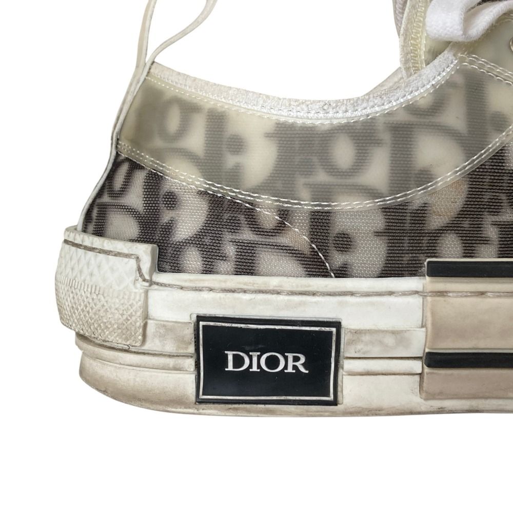 Dior Oblique Low Cut Sneakers 44 White Gray — view 7