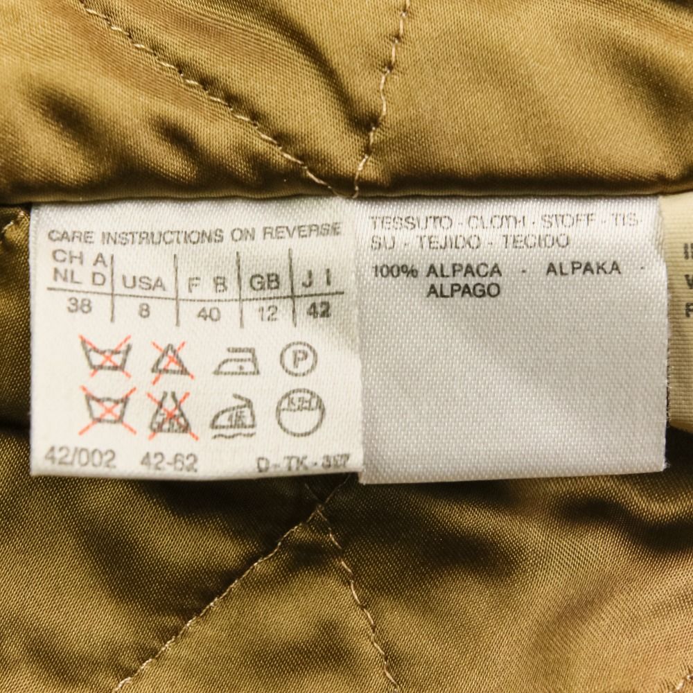 Max Mara Alpaca Long Coat 42 Brown — view 8