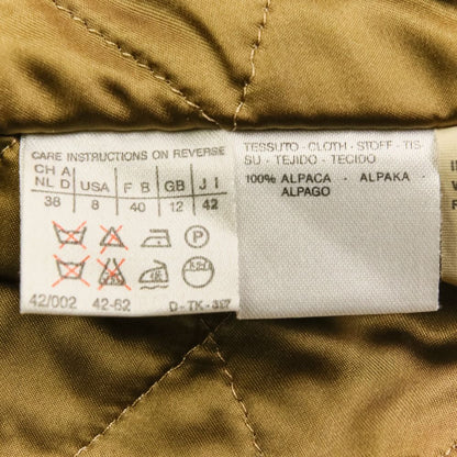 Max Mara Alpaca Long Coat 42 Brown — view 8