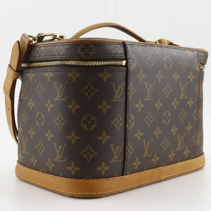 Louis Vuitton Nice 2-Way Shoulder Monogram Canvas Brown Vanity — view 3