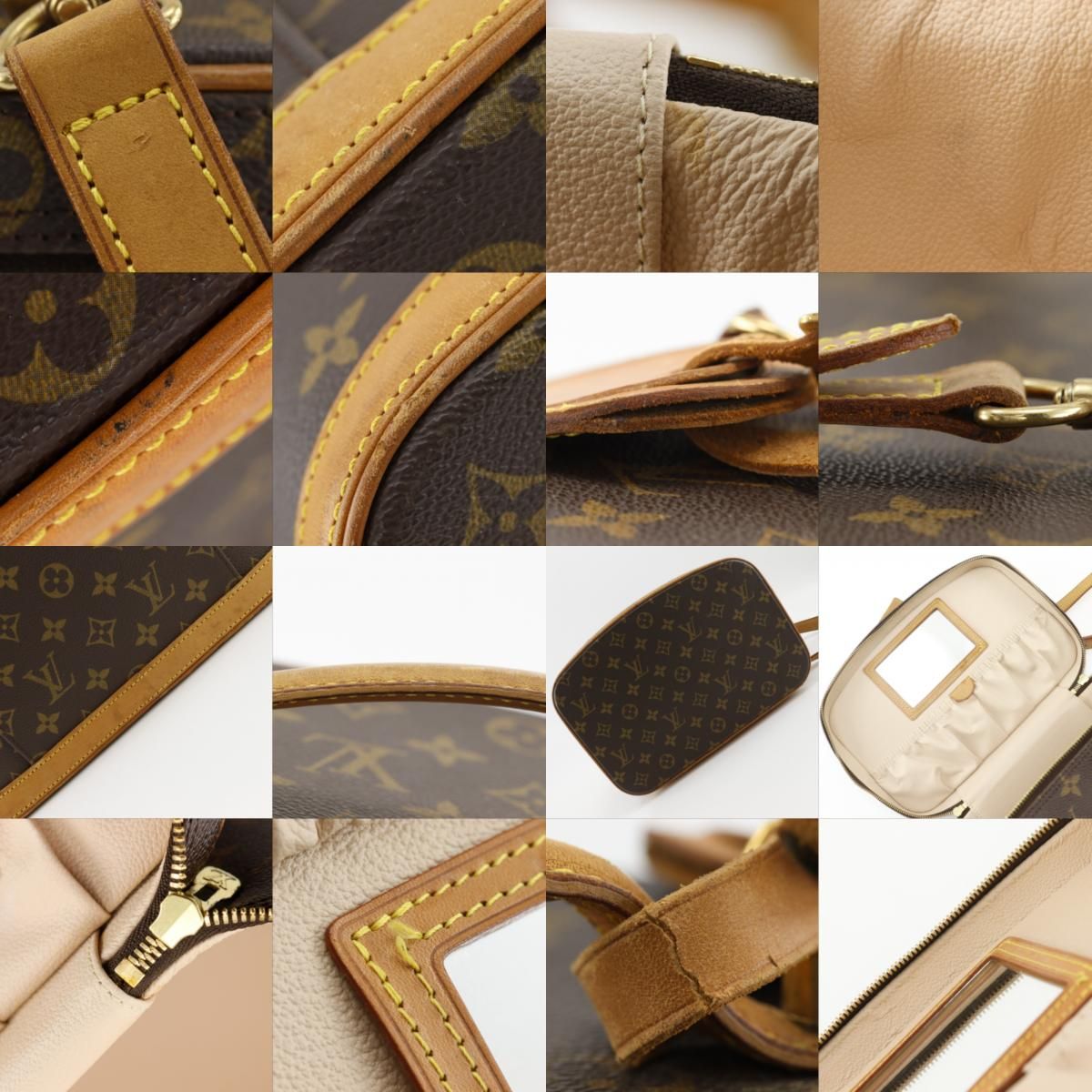 Louis Vuitton Nice 2-Way Shoulder Monogram Canvas Brown Vanity — view 9