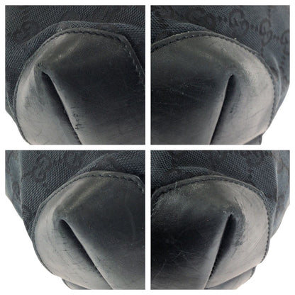 Gucci Black Silver GG Canvas Leather 019 Tote Shoulder — view 3