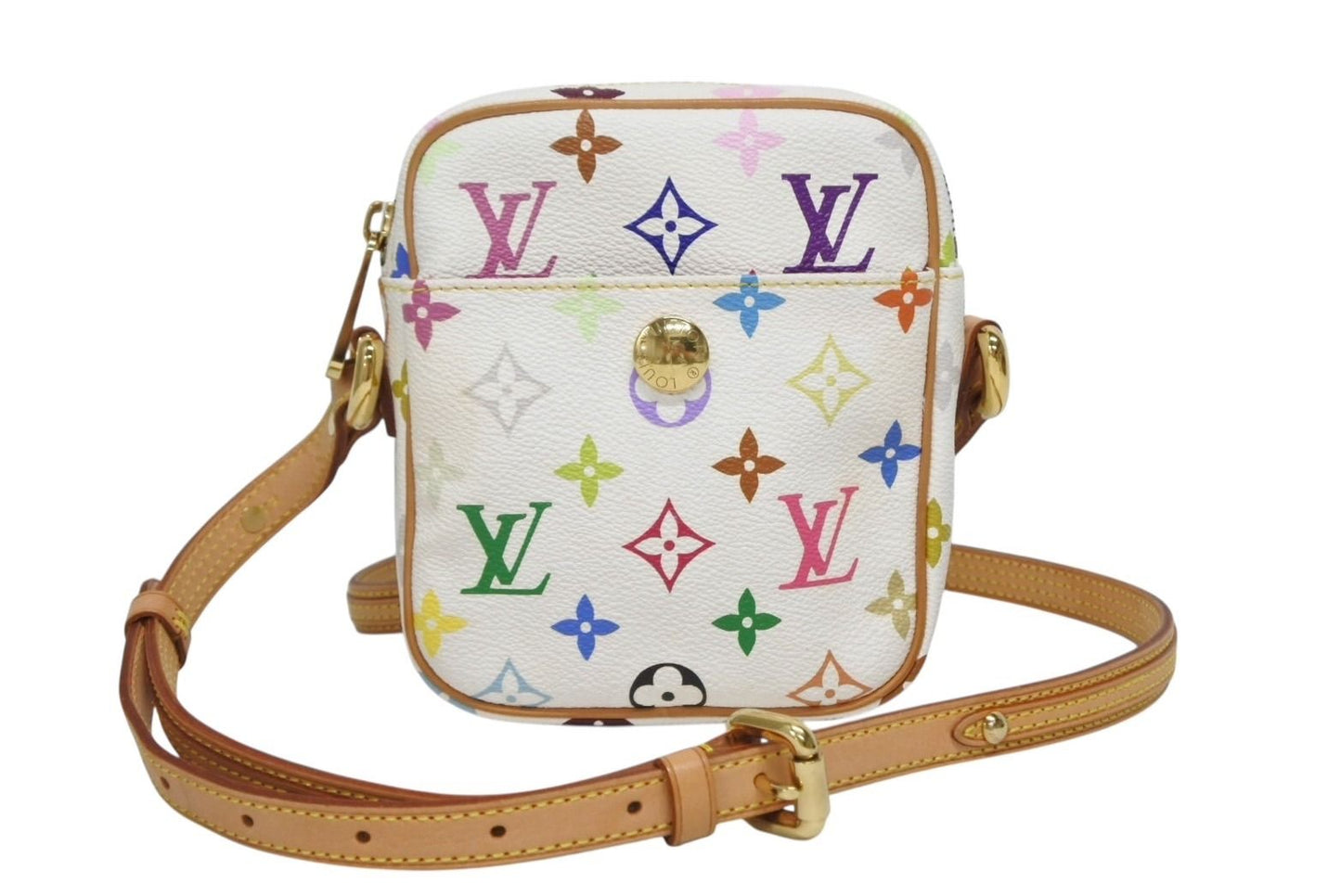 Louis Vuitton Shoulder Bag Lift Blanc Monogram Multicolor Gold