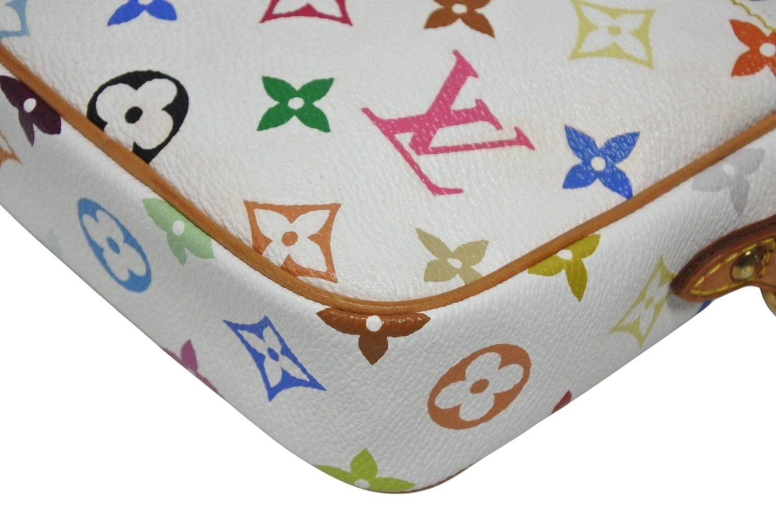 Louis Vuitton Shoulder Bag Lift Blanc Monogram Multicolor Gold — view 8