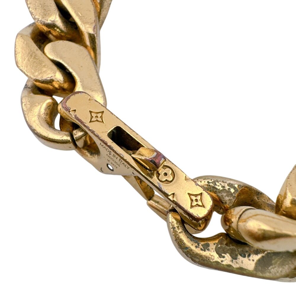Louis Vuitton Bracelet Chain Links Monogram Bangle — view 4
