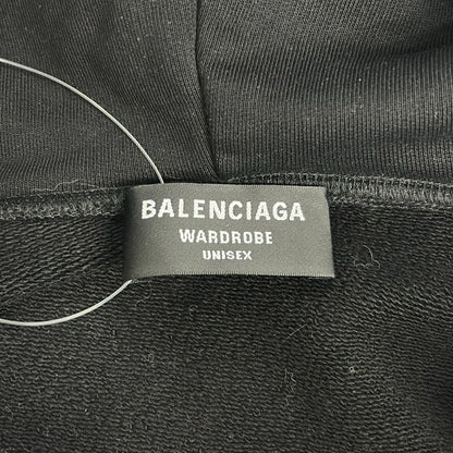Balenciaga Hoodie S Black Long Sleeve Embroidery Zip — view 3