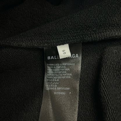Balenciaga Hoodie S Black Long Sleeve Embroidery Zip — view 5
