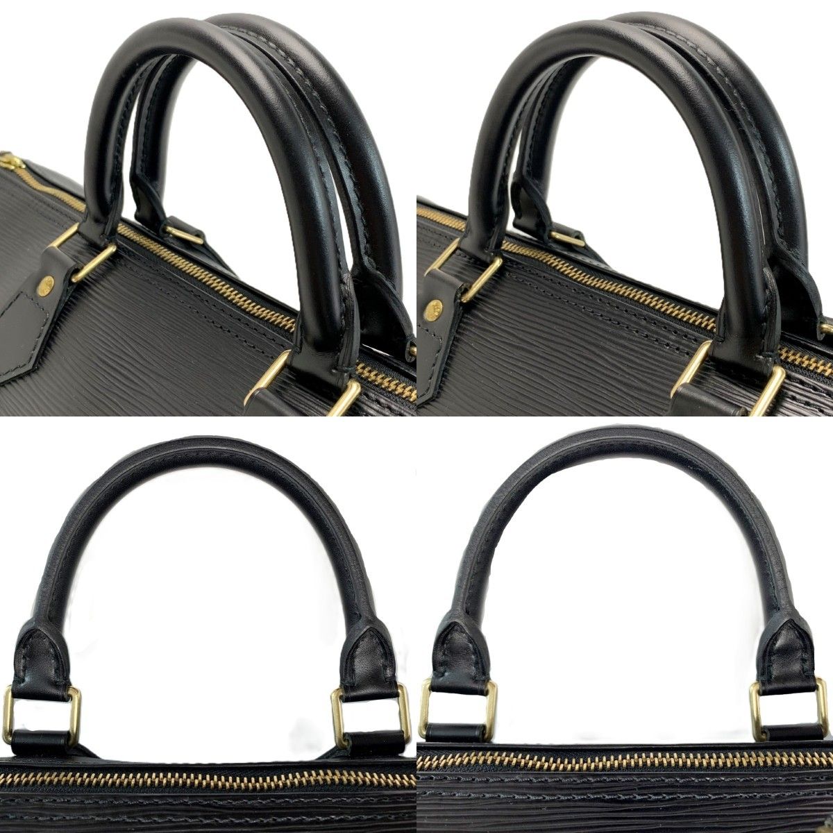 Louis Vuitton Epi Speedy 35 Boston Bag Noir Padlock &key X2 — view 6