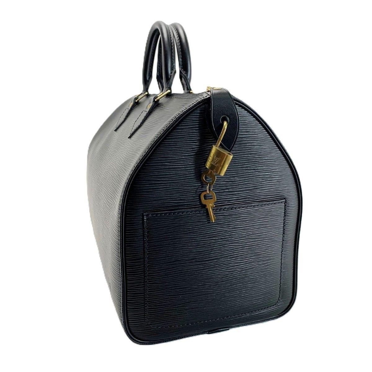 Louis Vuitton Epi Speedy 35 Boston Bag Noir Padlock &key X2 — view 5