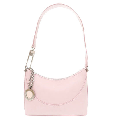 Bvlgari Logo Leather Pink Shoulder
