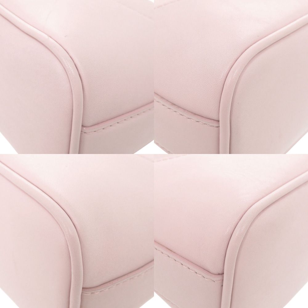 Bvlgari Logo Leather Pink Shoulder — view 4