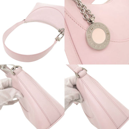 Bvlgari Logo Leather Pink Shoulder — view 6