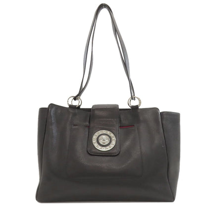 Bvlgari Logo Tote Leather
