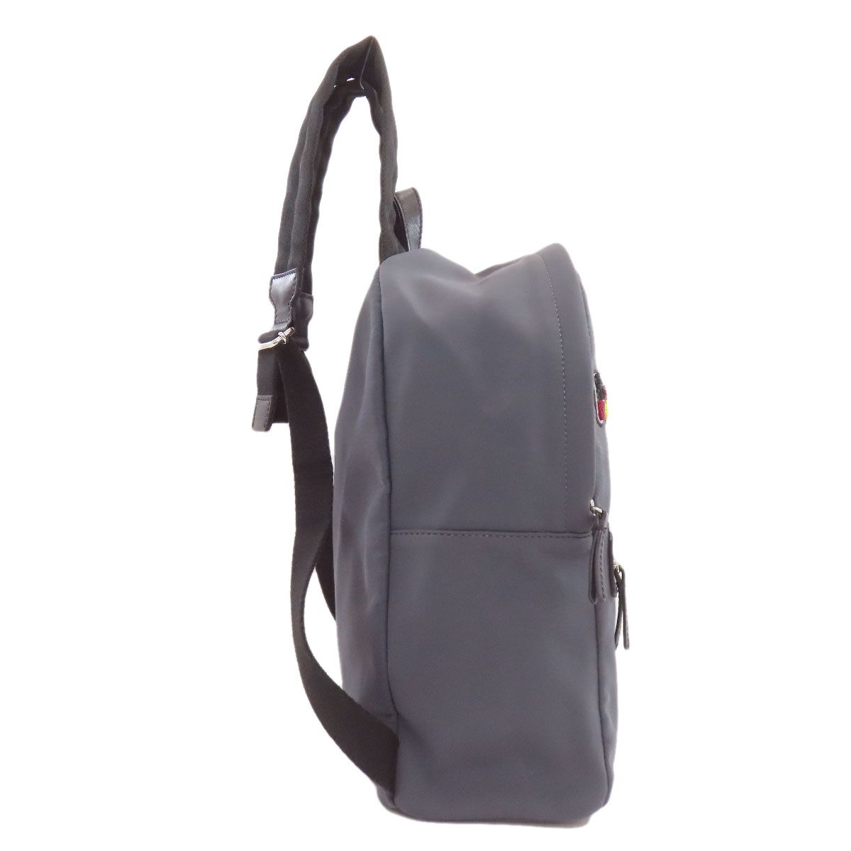 Fendi Logo Patch Backpack Nylon Polyurethane — view 3