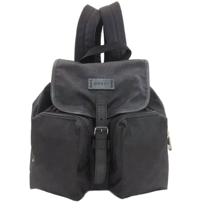 Gucci GG Pattern Backpack Nylon