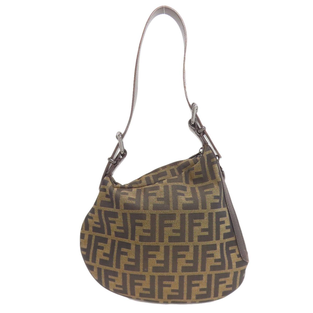 Fendi Zucca Pattern Shoulder Bag Canvas — view 2