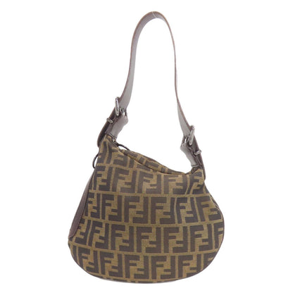 Fendi Zucca Pattern Shoulder Bag Canvas