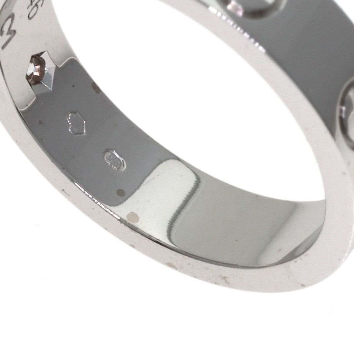 Cartier Mini Love Ring Diamond 46 18k White Gold — view 7