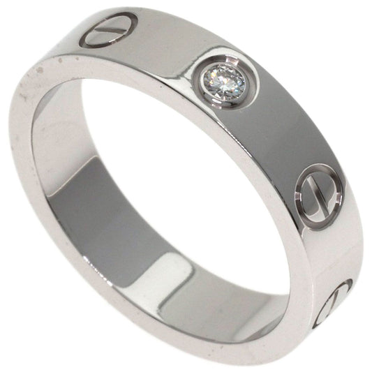 Cartier Mini Love Ring Diamond 46 18k White Gold