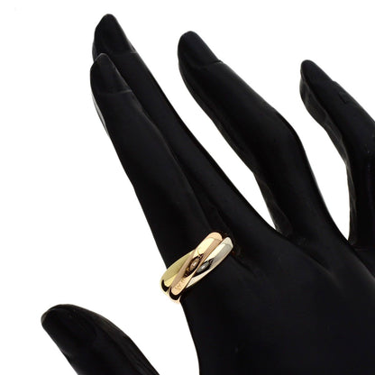 Cartier Trinity 52 Ring 18k Yellow Gold 18k White Pink — view 4