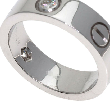 Cartier Love Ring Half Diamond 49 18k White Gold — view 6