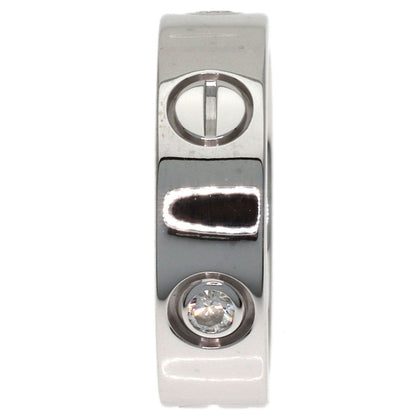 Cartier Love Ring Half Diamond 49 18k White Gold — view 3