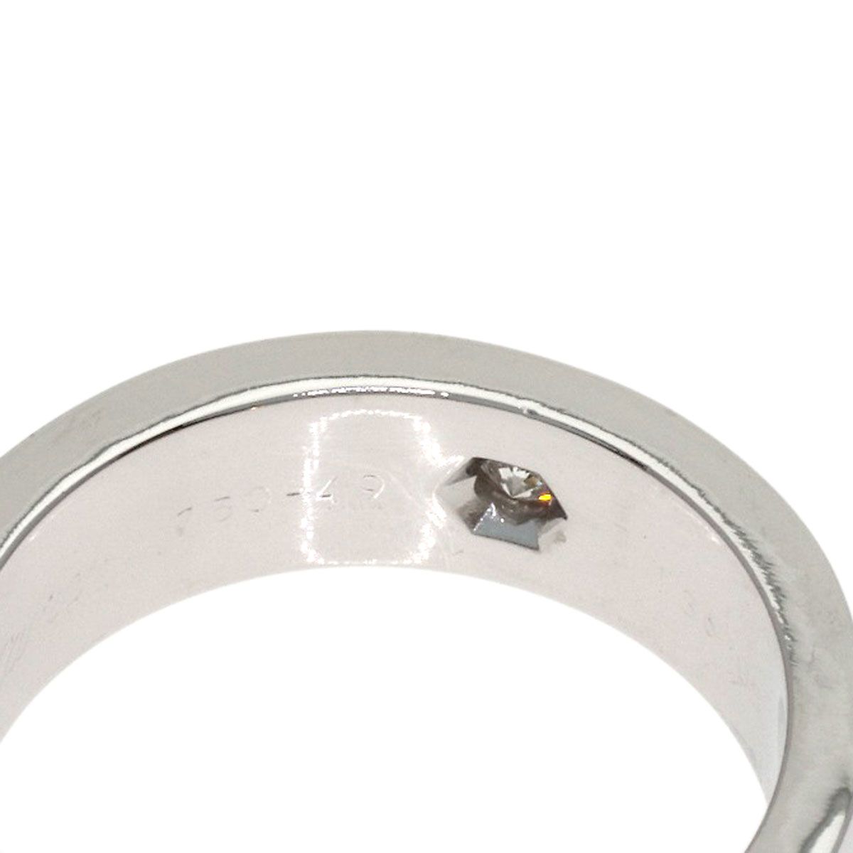 Cartier Love Ring Half Diamond 49 18k White Gold — view 8