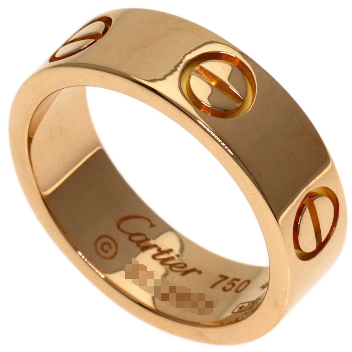 Cartier Love Ring 49 18k Pink Gold