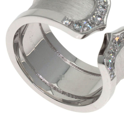Cartier 2C Ring LM Diamond 52 18k White Gold — view 6