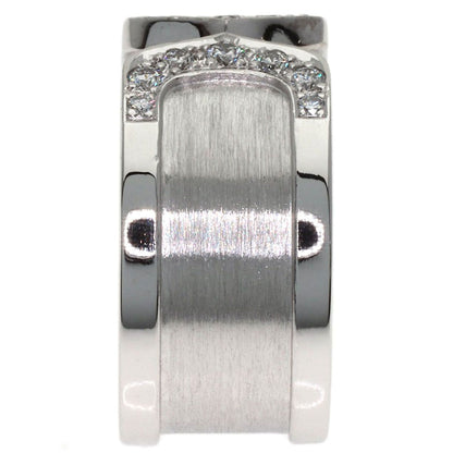 Cartier 2C Ring LM Diamond 52 18k White Gold — view 3