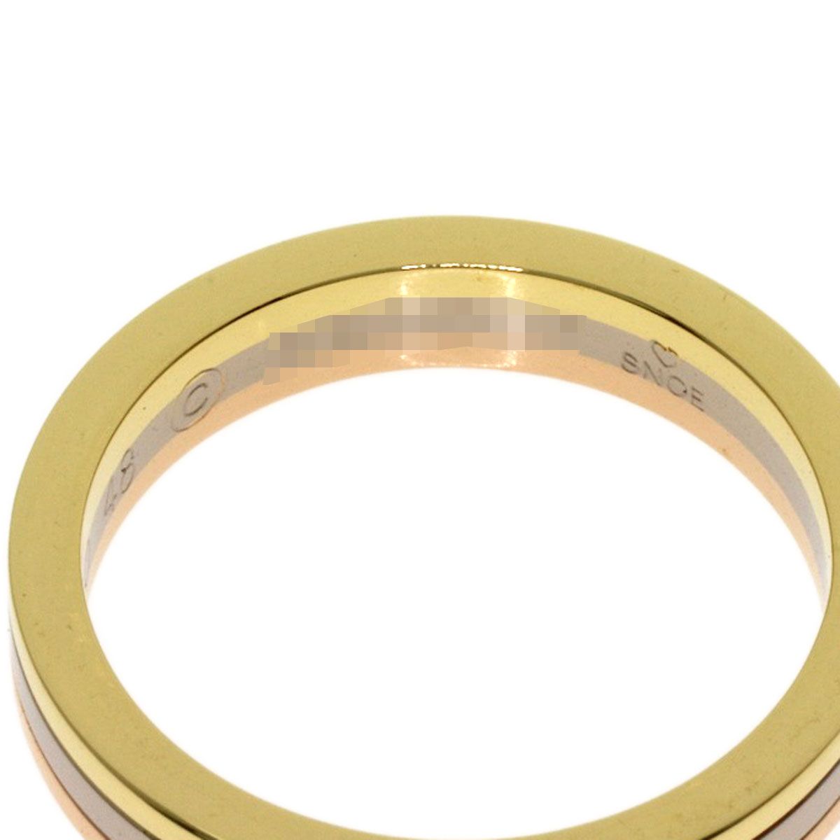 Cartier Trinity 48 Ring 18k Yellow Gold 18k White Pink — view 5