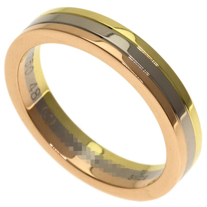 Cartier Trinity 48 Ring 18k Yellow Gold 18k White Pink