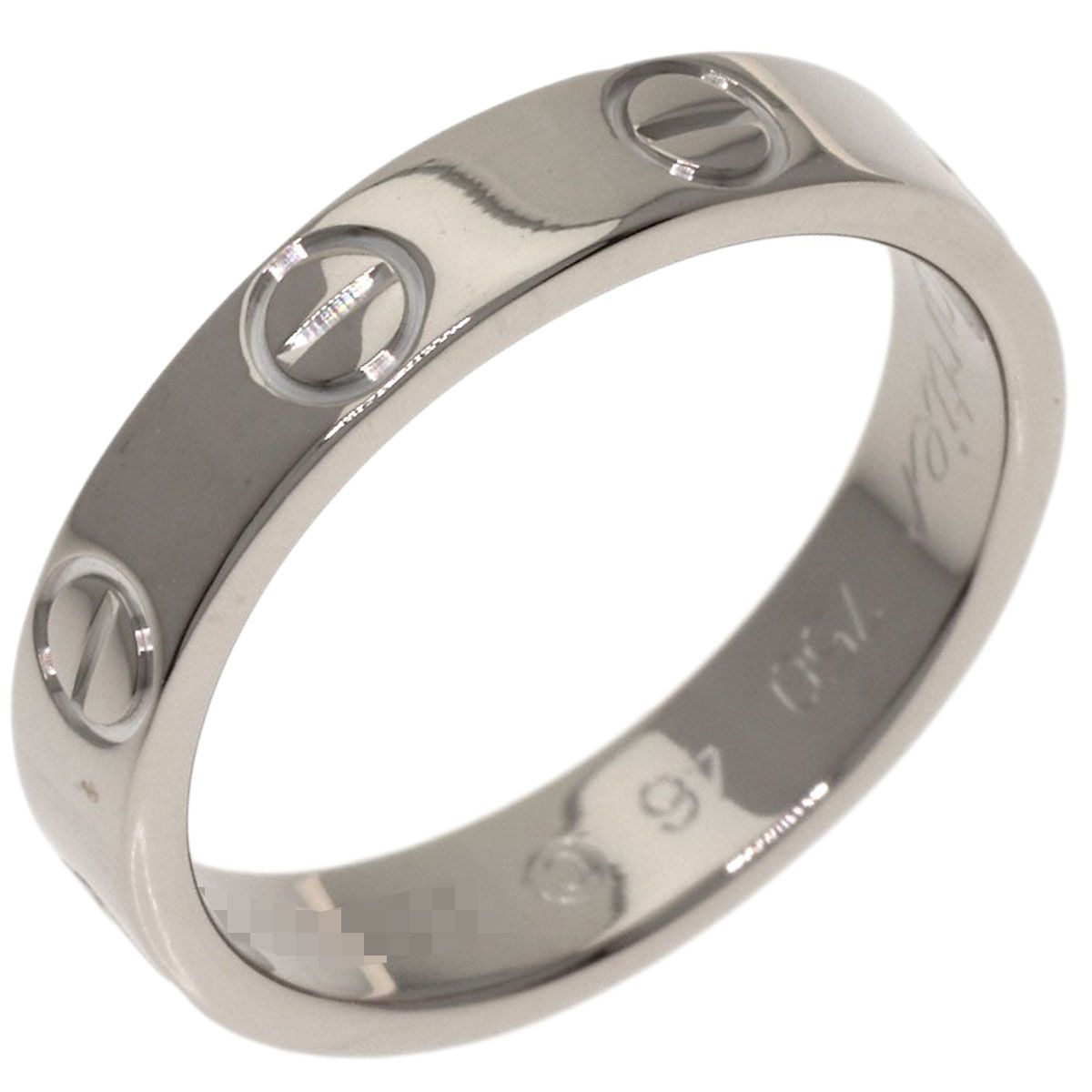 Cartier Mini Love Ring 46 18k White Gold — view 2