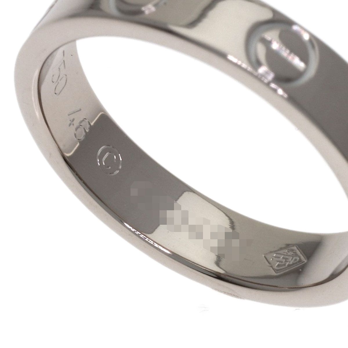 Cartier Mini Love Ring 46 18k White Gold — view 6