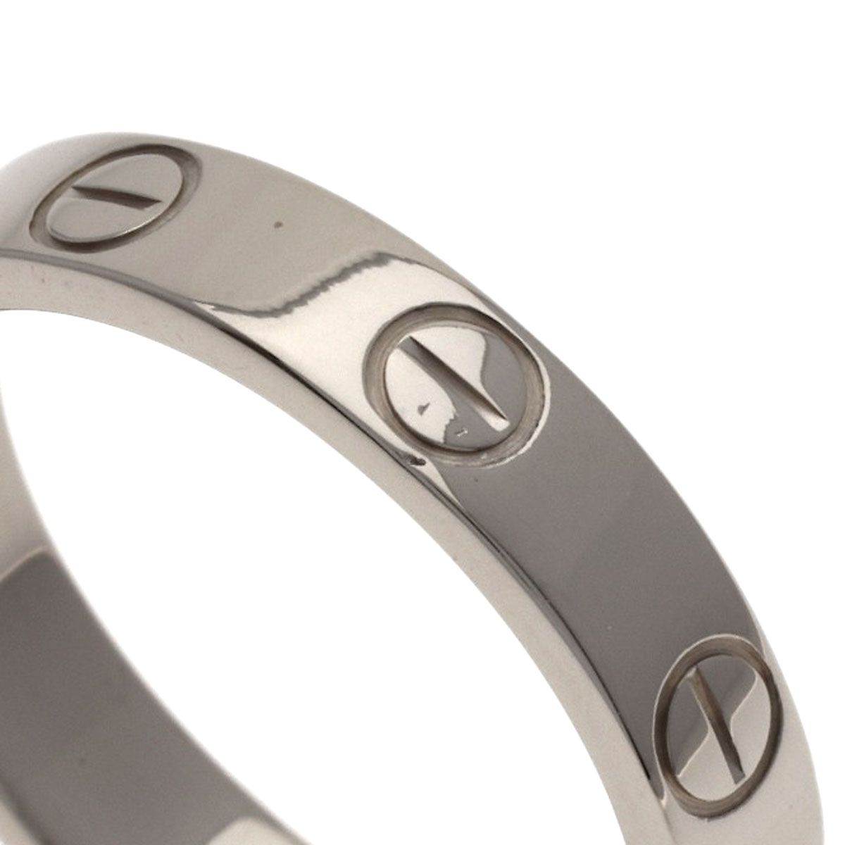 Cartier Mini Love Ring 49 18k White Gold — view 6
