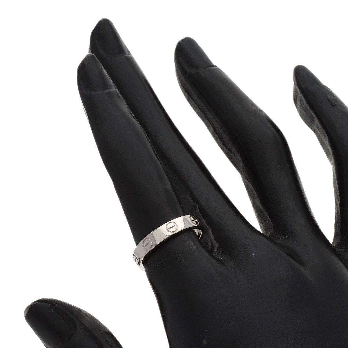 Cartier Mini Love Ring 49 18k White Gold — view 5