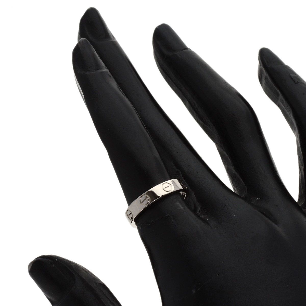 Cartier Mini Love Ring 49 18k White Gold — view 5