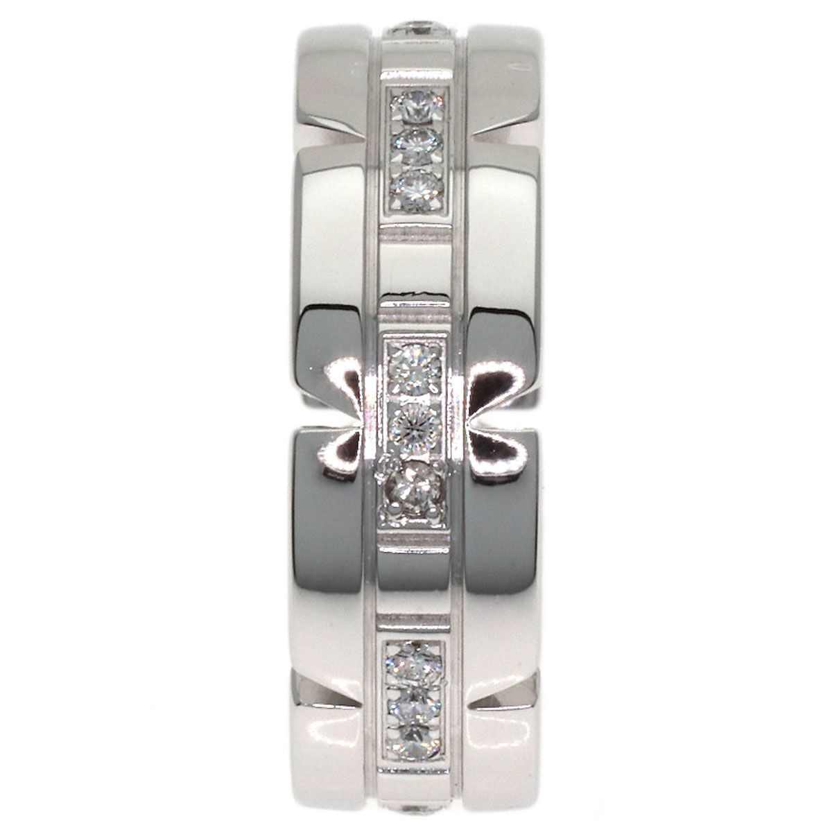 Cartier Tank Francaise Half Diamond 47 Ring 18k White Gold — view 3